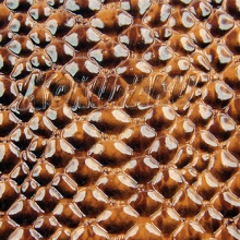 可酷達酷KOKUTAKU  乒乓球方形皮革單拍套 咖啡色