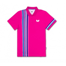 蝴蝶BUTTERFLY    BWH-269-1820新款粉色運(yùn)動(dòng)短袖