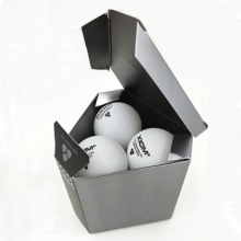 驕猛XIOM  新材料40+無縫三星乒乓球白色 六只裝