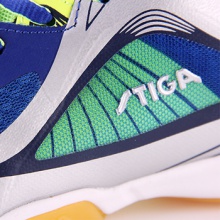 斯帝卡STIGA 2016新款專業(yè)一體成型運動鞋 炫彩藍綠色   ART.NO.CS-8551